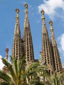 Sagrada Familia in Barcelona, voted top family destination for a short break with kids.