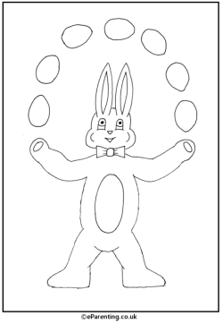 Rabbit Juggling Eggs