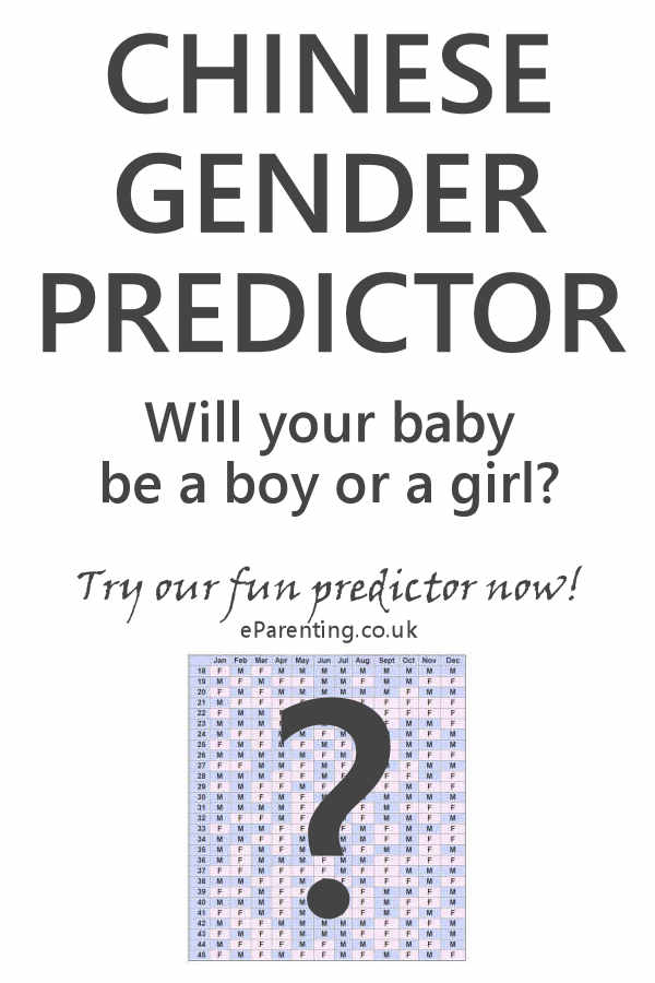 Chinese Gender Predictor Pin