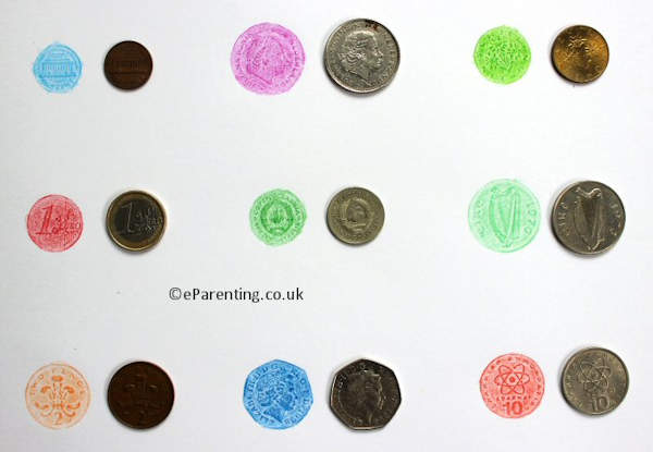 Lots of different and interesting coin rubbings