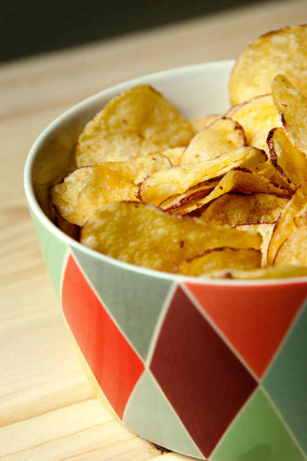 crisps in a bowl