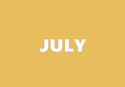 Events Celebrations & Special Days in July