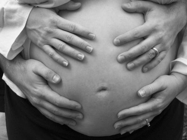A Pregnant tummy
