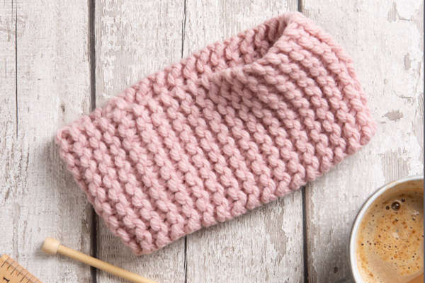 Beginners Garter Headband Knitting Kit