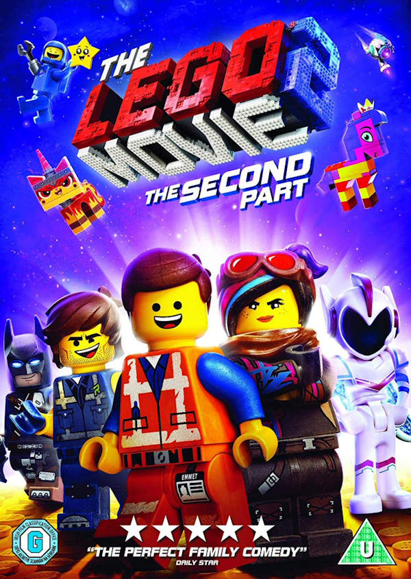 Lego Movie 2: The Second Part. Out on DVD, Blu-ray and Download