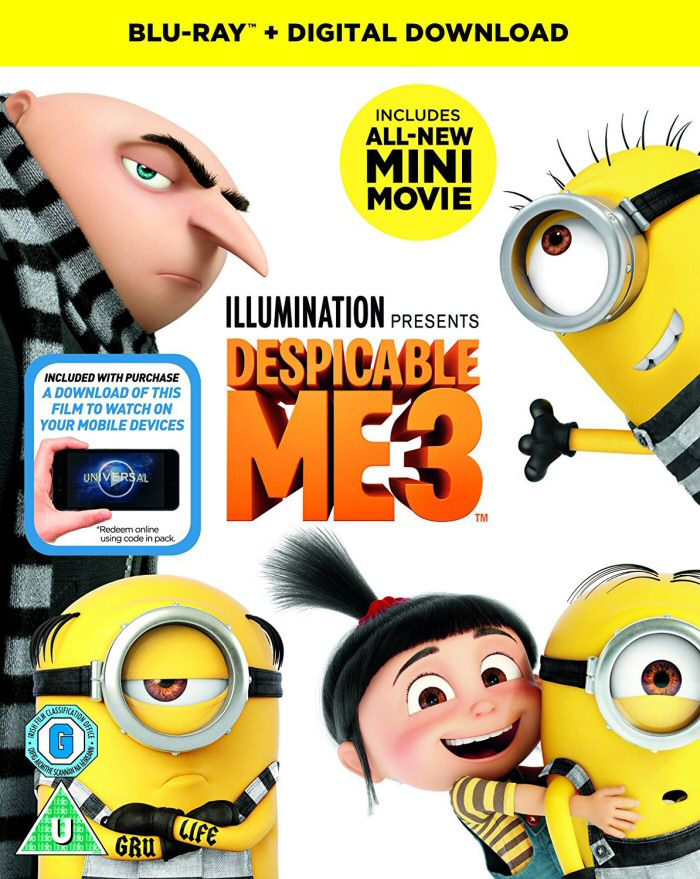 Despicable Me 3 Best Kids DVDs, Blu-ray and Download