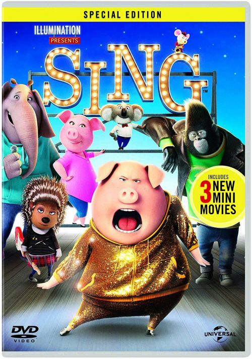 Sing on DVD, Blu-ray and download.