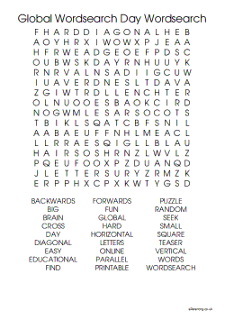 Global Wordsearch Day wordsearch