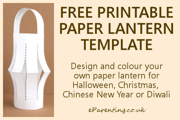 Paper Lantern Printable Template